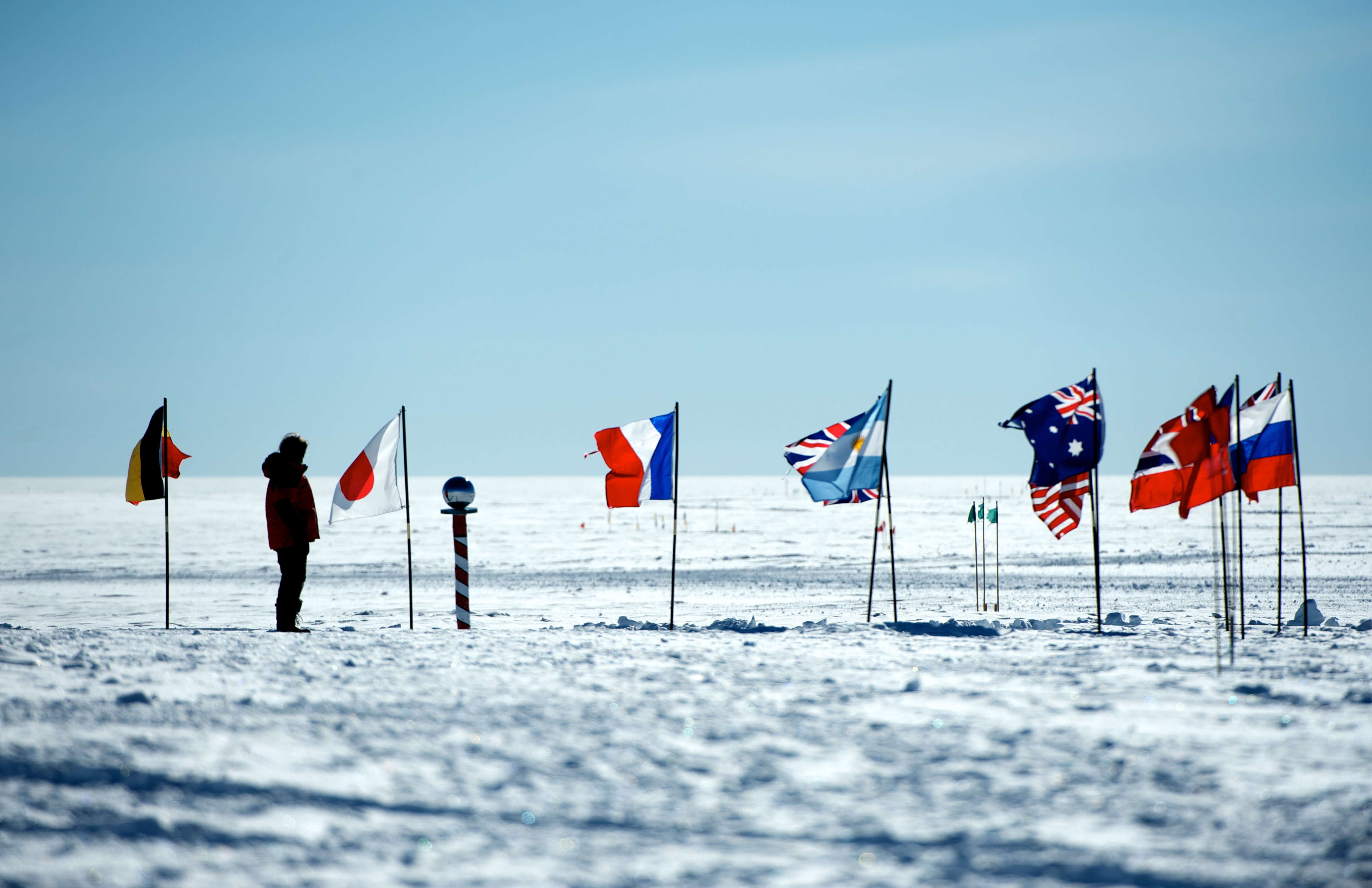 Ceremonial South Pole Antarctic Logistics Expeditions