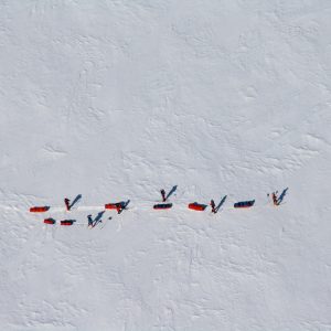 Skiers From Above