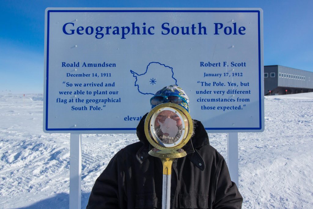 time travel south pole
