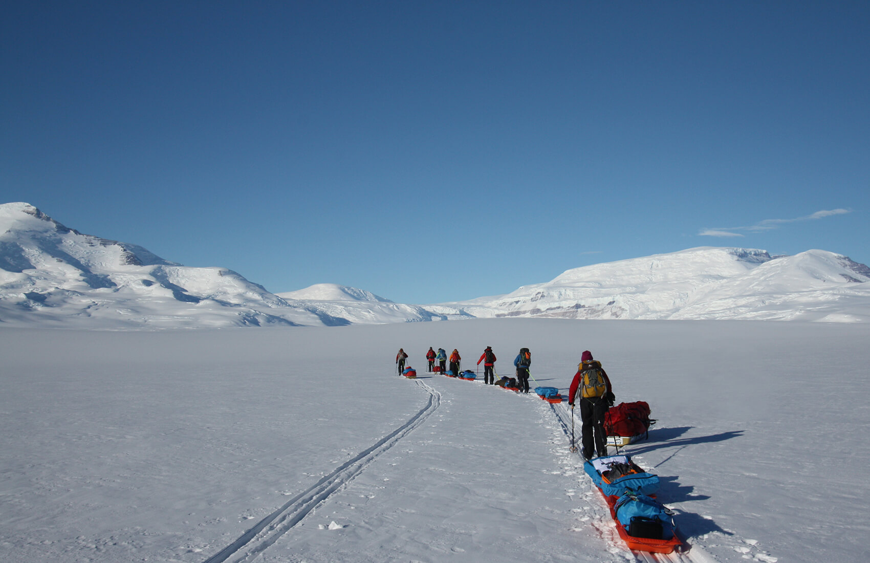 Ski South Pole Axel Heiberg Antarctic Logistics