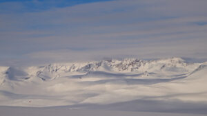 Three Glaciers Retreat mountain views