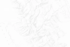 A faint, grayscale topographic map highlighting contour lines, valleys, and ridges with minimal visible text or details. The white background with subtle gray shading indicates elevation changes, ideal for showcasing mapping services.